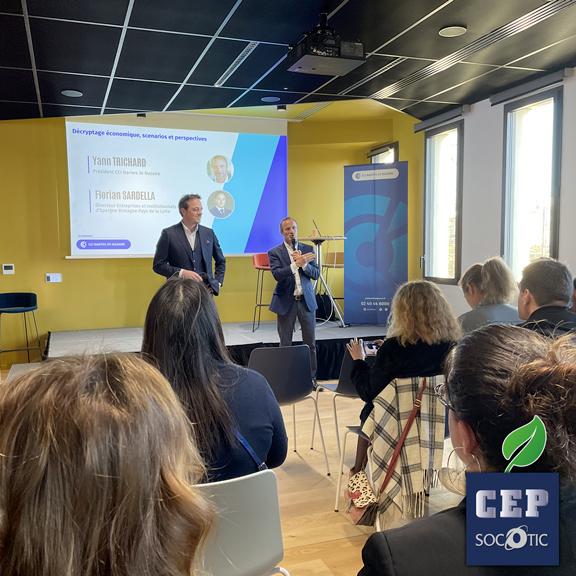 Image présentation CCI Nantes St Nazaire et Natixys à la maison de l'entreprise actu cep-socotic