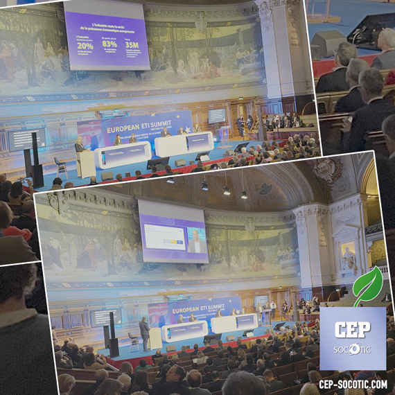 Première édition de l'European ETI Summit à Paris, La Sorbonne. CEP-SOCOTIC était présent.