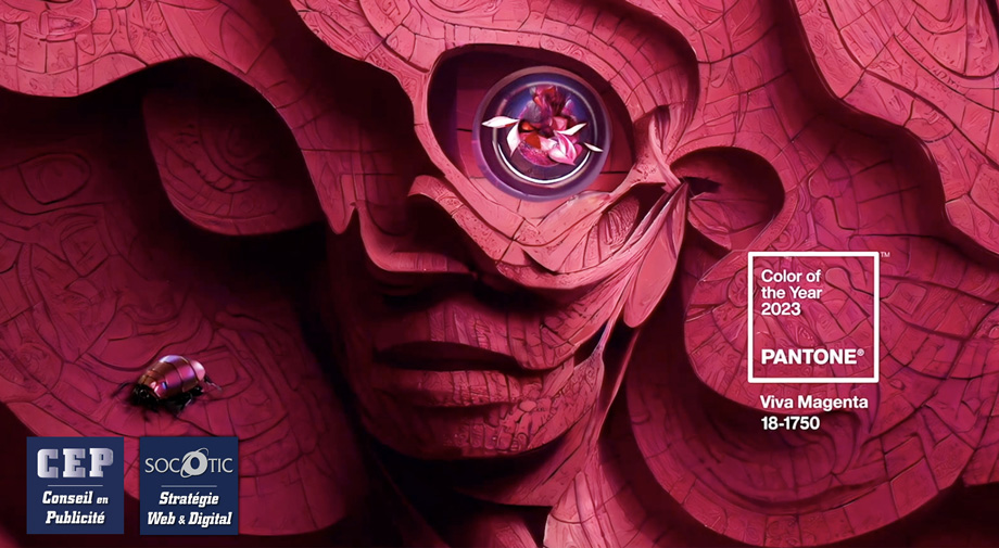 la couleur de l annee 2023 selon pantone le viva magenta CEP-SOCOTIC vous informe