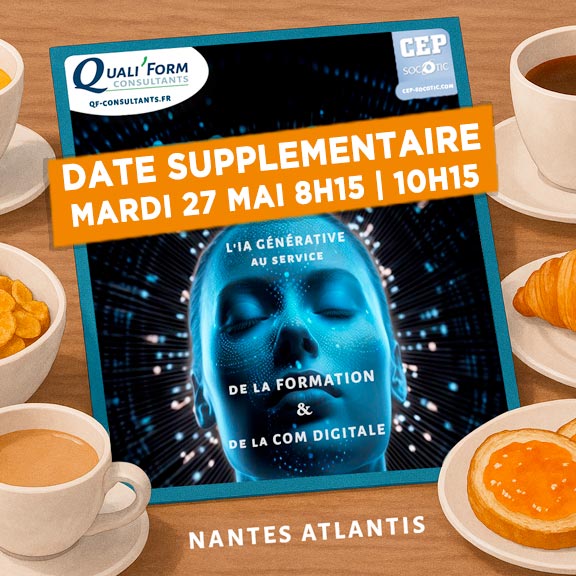 Image date supplémentaire Petit déjeuner thematique l'IA au service de la formation et de la communication digitale | Actu CEP-SOCOTIC
