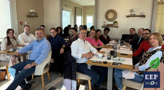 Photo repas fin networking sur Pornic à la Thalasso | Actu CEP-SOCOTIC