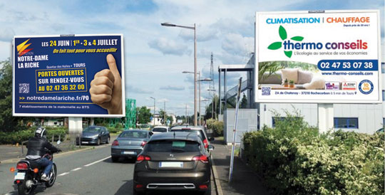 Notre Dame La Riche et Thermo Conseils s'affichent en cette sortie de confinement