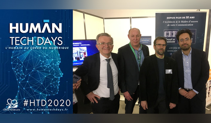 CEP-SOCOTIC présent sur le Salon du numérique de Tours en janvier 2020 à l'occasion des Human Tech Days