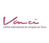 image logo centre de congres de tours vinci une des references de cep-socotic agence communication et publicité et digital sur tours 37, Paris 75, Pornic 44. Solutions ecoresponsables